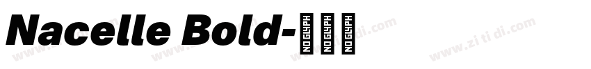 Nacelle Bold字体转换